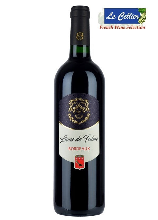 Bordeaux AOC 2019 Red - Lions de Fabre - Domaines Fabre en Haut Médoc (Red Wine)